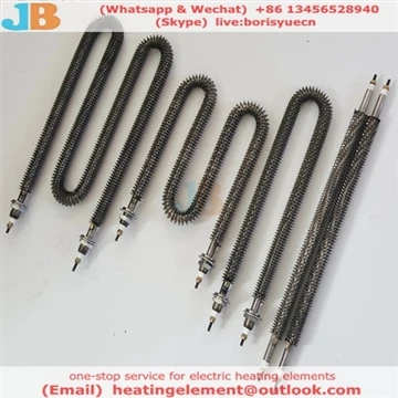 3kw 5kw 6kw UWI Endistriyèl Elektrik Rezistans Air Chofaj Eleman 120v Finned ...